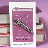 Well-Read Sword Enamel Pin