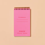 Farfalle Bowtie Letterpress Spiral Pocket Size Notebook