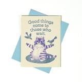 Good Things - Risograph Friendship/Encouragement Card
