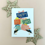 Puffins and Presents Holiday Card