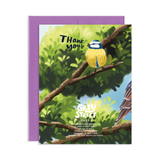 Bird Chirp Thank You Greeting Card
