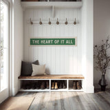 'The Heart of it All' Felt Banner