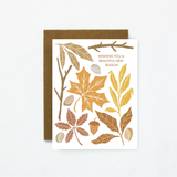 Quiet Lines Everyday Card Fall Season Treasures