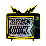 Television Addict Sticker
