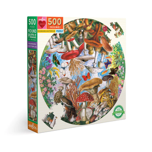 Mushrooms & Butterflies Puzzle - 500 Pieces eeBoo