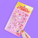 Cowboy Critters Cute Sticker Sheet