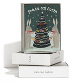 Peace on Earth Rabbits Holiday Boxed Set Cards