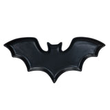 12" Stoneware Black Bat Dish