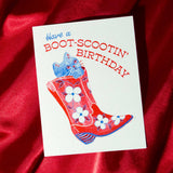 Boot-Scootin' Birthday Card