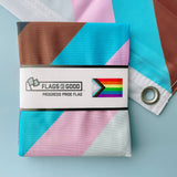 Double-Sided Progress Pride Flag