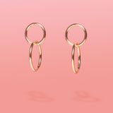 Chai Gold 2 Tier Hoops