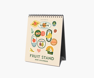 Rifle Paper 2024 Desk Calendar  - Fruit Stand