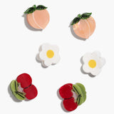Jenny Lemons Micro Summer Orchard Hair Claw Clip Set