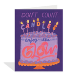 HalfPenny Postage Don't Count Candles Birthday Card