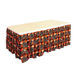 Vintage Halloween Table Skirting Cats
