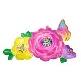 37" Brite Flower & Butterflies Foil Balloon