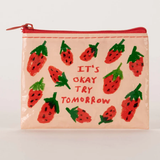 Blue Q Coin Purse It's OK Try Tomorrow