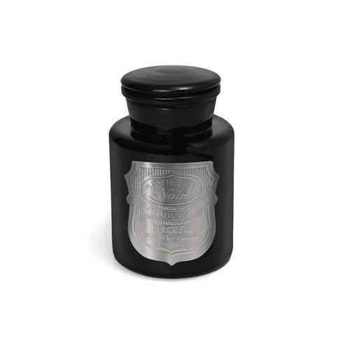 Paddywax Apothecary Noir 8oz Black Glass Candle