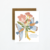 Winter Bluebirds Holiday Card