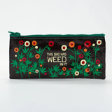 Blue Q Pencil Case Bag Has Weed