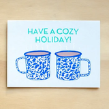 Alphabet Studios Holiday Card - Cozy Mugs