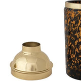 Confetti Glass Cocktail Shaker w/ Stainless Steel Top