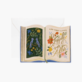 Rifle Paper Co. Wedding Card - Die-Cut Book Ever After