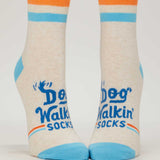 Blue Q Ankle Socks Dog Walkin'