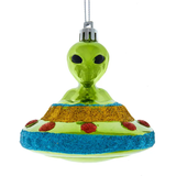 Kurt Adler Ornament - Alien in UFO