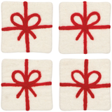 Danica & Now Designs Set of 4 Felt Coasters - Presents