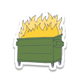 Dumpster Fire Sticker