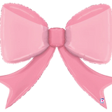 41" Pretty Pink Bow Foil Balloon