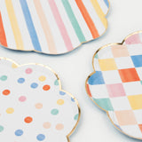 Meri Meri Colorful Pattern Side Plates