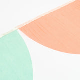 Rainbow Tissue Paper Scallop Garlands (Set of 2)