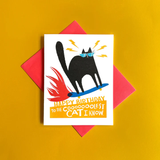 Coolest Cat Birthday Card