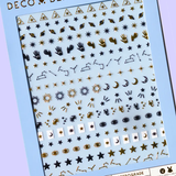 Nail Art Stickers - Retrograde