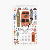 Rifle Paper Co. 2026 Wall Calendar - World Travel