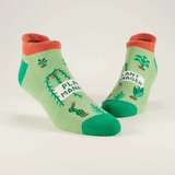 Blue Q Sneaker Socks 'Plant Manager'