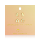 Lucky Feather Earring Sets Lots of Luck