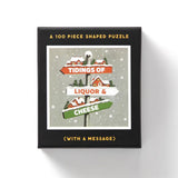 Tidings 100 Piece Mini Shaped Puzzle