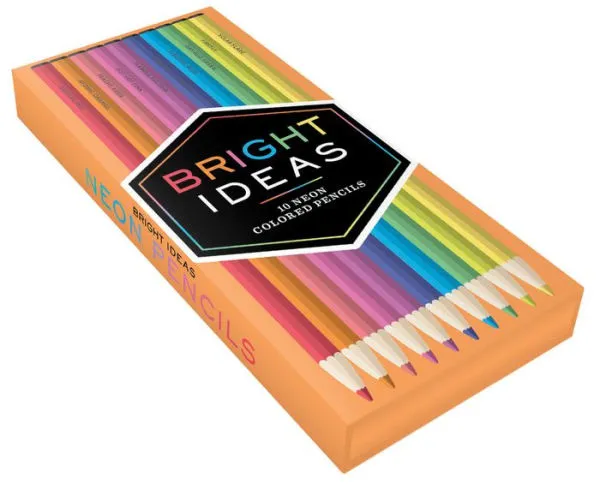Bright Ideas Neon Colored Pencil Set of 10