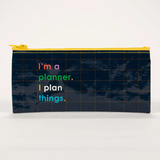 Blue Q Pencil Case I'm a Planner