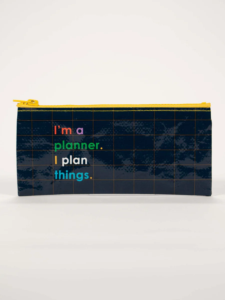 Blue Q Pencil Case I'm a Planner