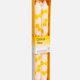 DOIY Taper Candle Set of 2 Dolce Vita Farfalle