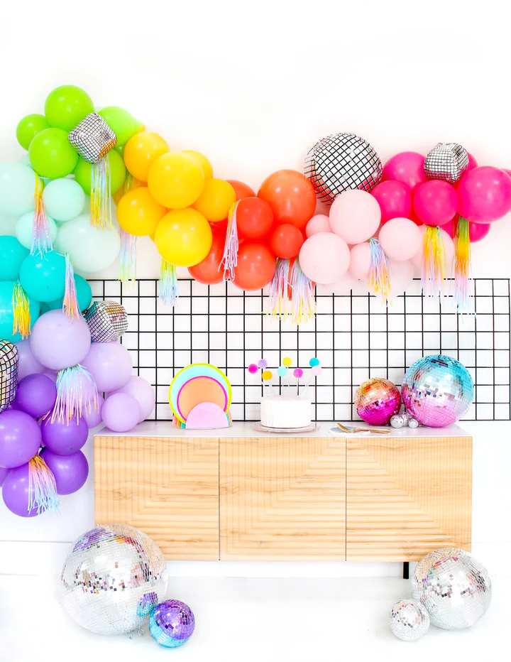 Kalio Chic Disco Ball Balloon Garland Kit