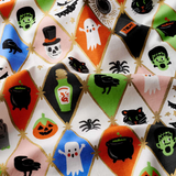 Rifle Paper Tea Towel - Halloween Argyle
