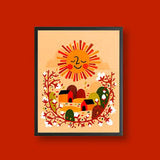 Collin Williams 8x10 Art Print -  Village