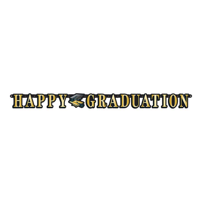 Beistle Happy Graduation Jointed Streamer Garland