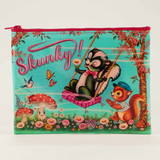 Blue Q Zipper Pouch Skunky!