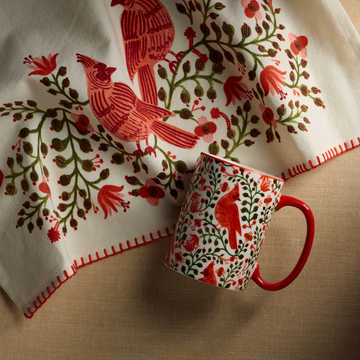 Rifle Paper Co. Porcelain Mug - Cardinals
